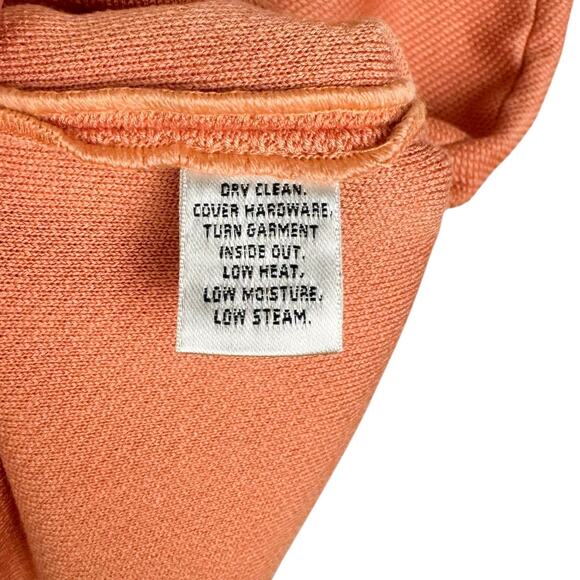 St. John Wool Blend Santana Knit Peach Lightweight Pencil Knee Length Skirt Sz 4 - Picture 9 of 10